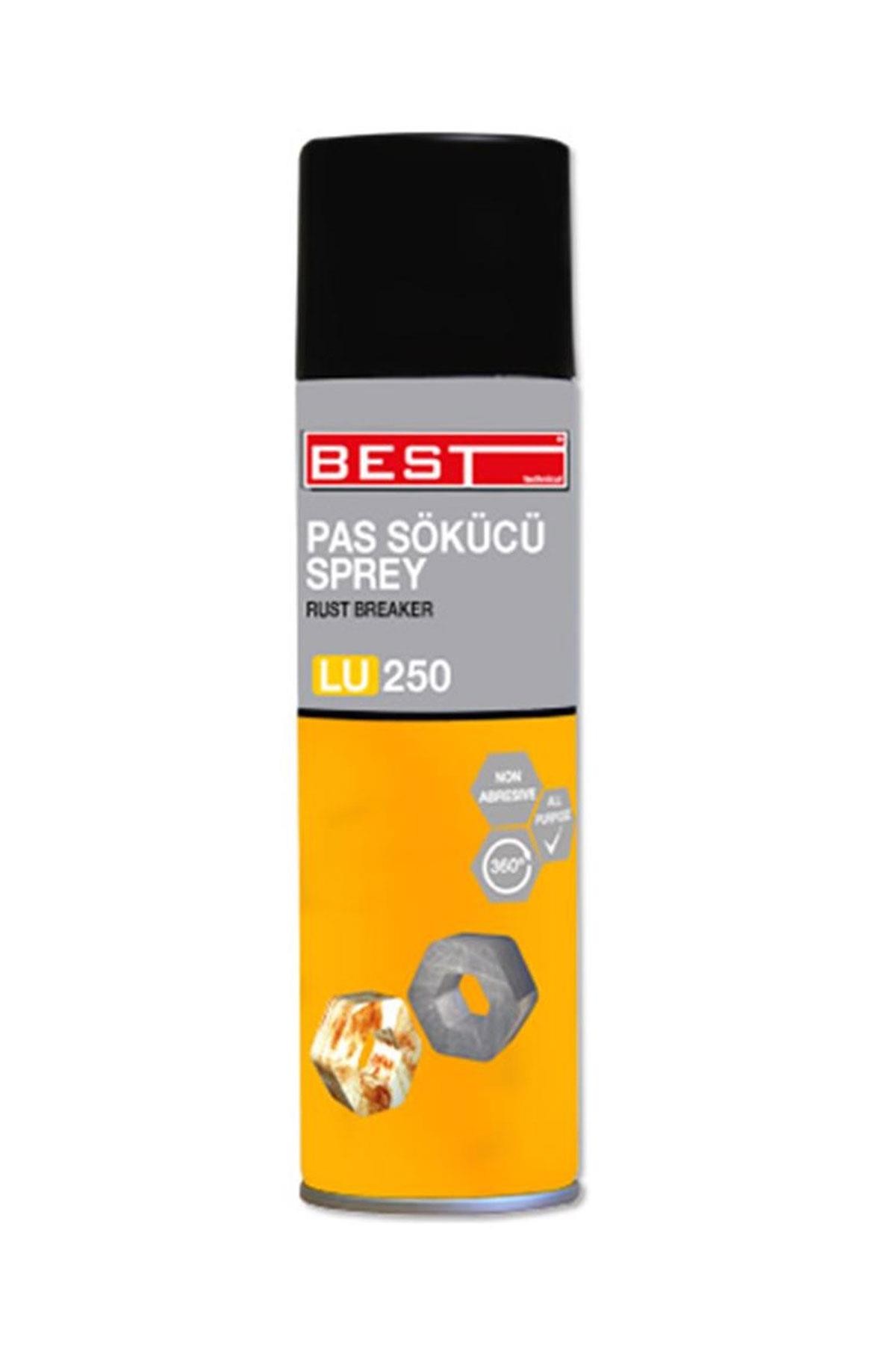 Best Lu250 Sıkışmayı ve Paslanmayı Önleyen Şeffaf 250ml Pas Sökücü ve Yağlayıcı