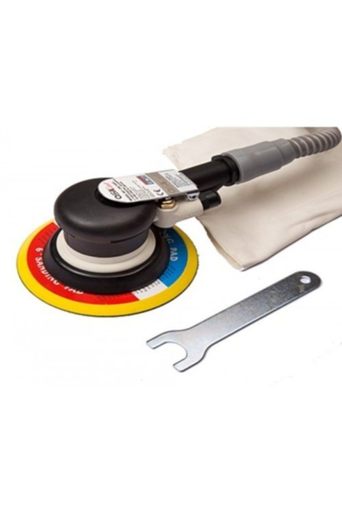 Osacar Osc 6203 Vakumlu Havalı Zımpara Makinası 6''