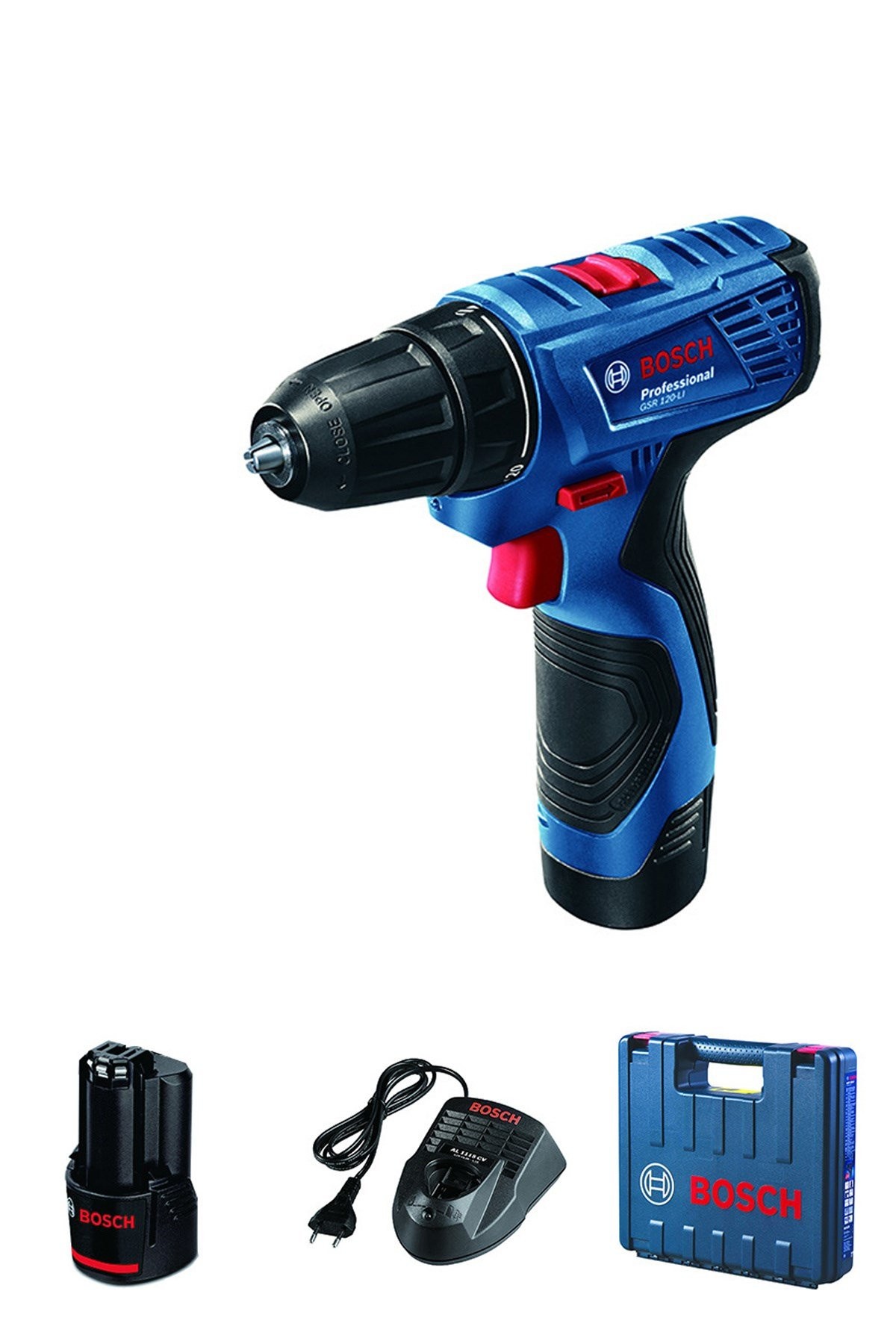 Bosch GSR 120-LI 2.0 Ah Professional Şarjlı Delme ve Vidalama Makinesi