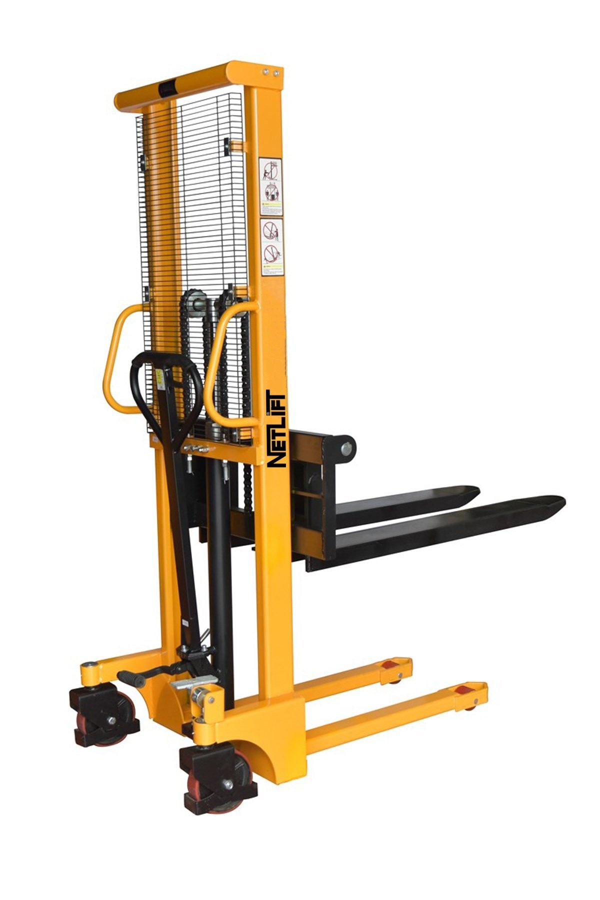 Netlift 1000Kg Kaldırma Kapasiteli Sarı Manuel İstif