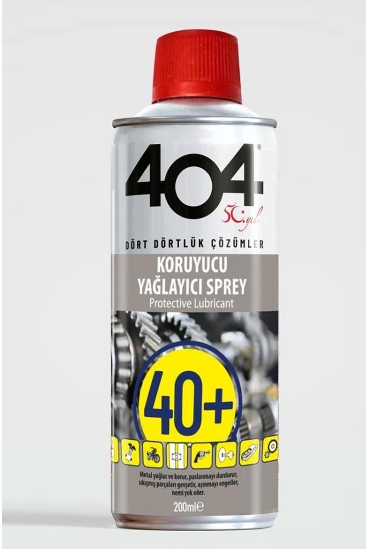 404 40+ Anında Etkili Şeffaf 400ml Koruyucu ve Yağlayıcı Sprey