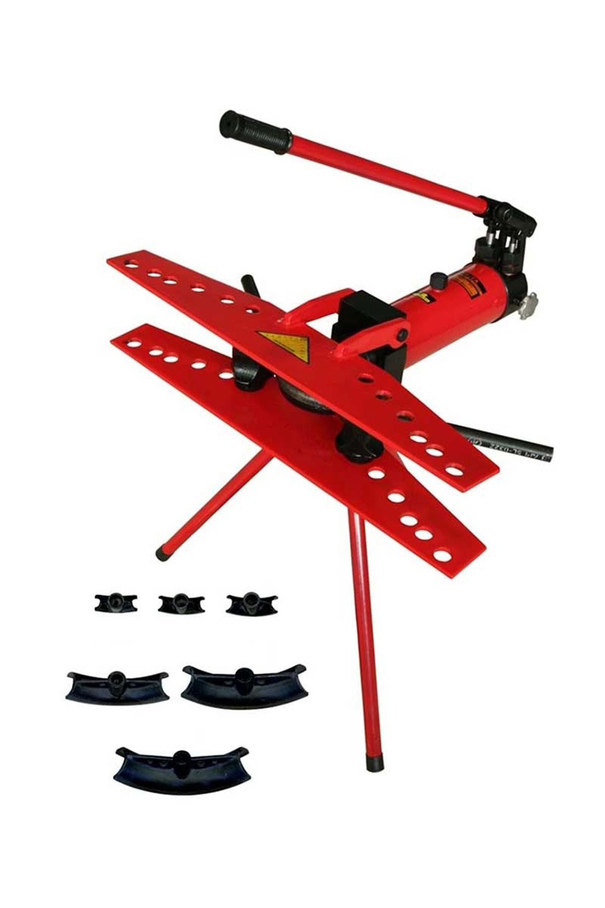 EUROMAX EX75031 Hidrolik Kırmızı 2'' Boru Bükme Makinesi