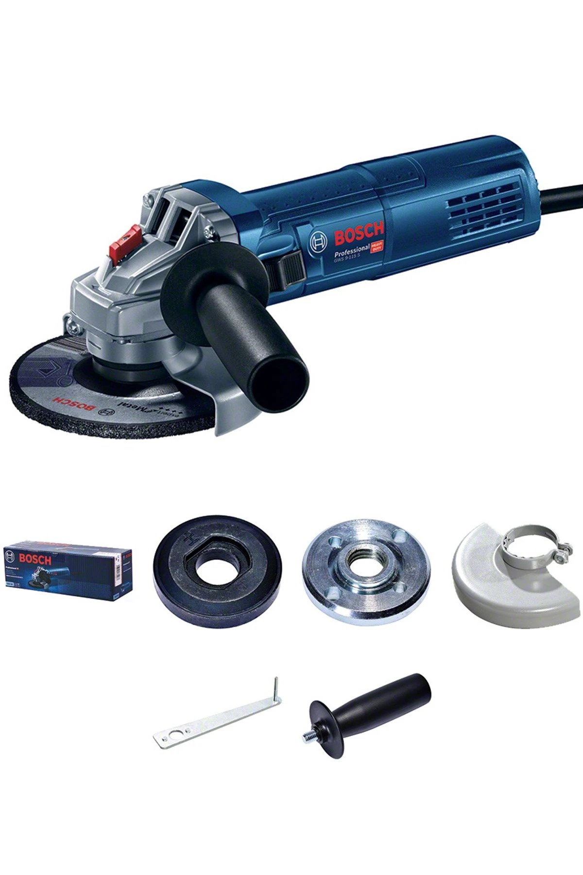 Bosch GWS 9-115 900 W Professional Avuç Taşlama Makinesi