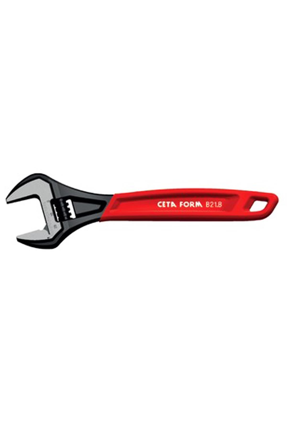 Ceta Form B21-200b Model Kurbağacık Anahtar - 8"/200mm Max 25mm Ağız Genişliği İngiliz Anahtarı