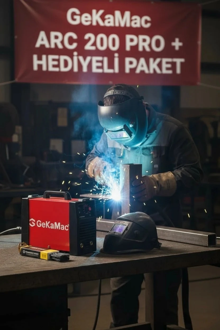Gedik Kaynak Gekamac Power ARC 200 -  200 A Inverter Çanta Kaynak Makinesi
