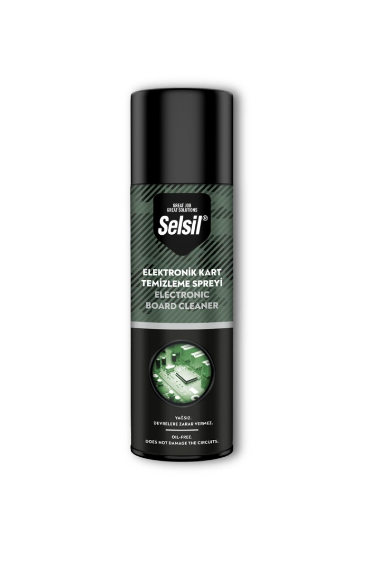 Selsil Board Cleaner Yağsız Kolay Uygulanabilir Berrak 500 ML Elektronik Kart Temizleme Spreyi