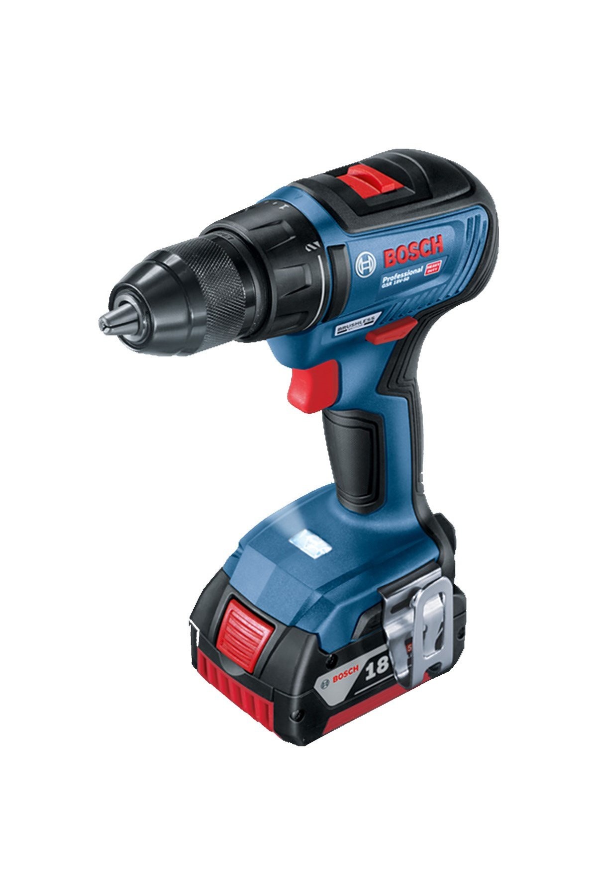 Bosch GSR 18V-50 Professional Kömürsüz Akülü Vidalama Makinesi (2x2.0Ah; L-Case)