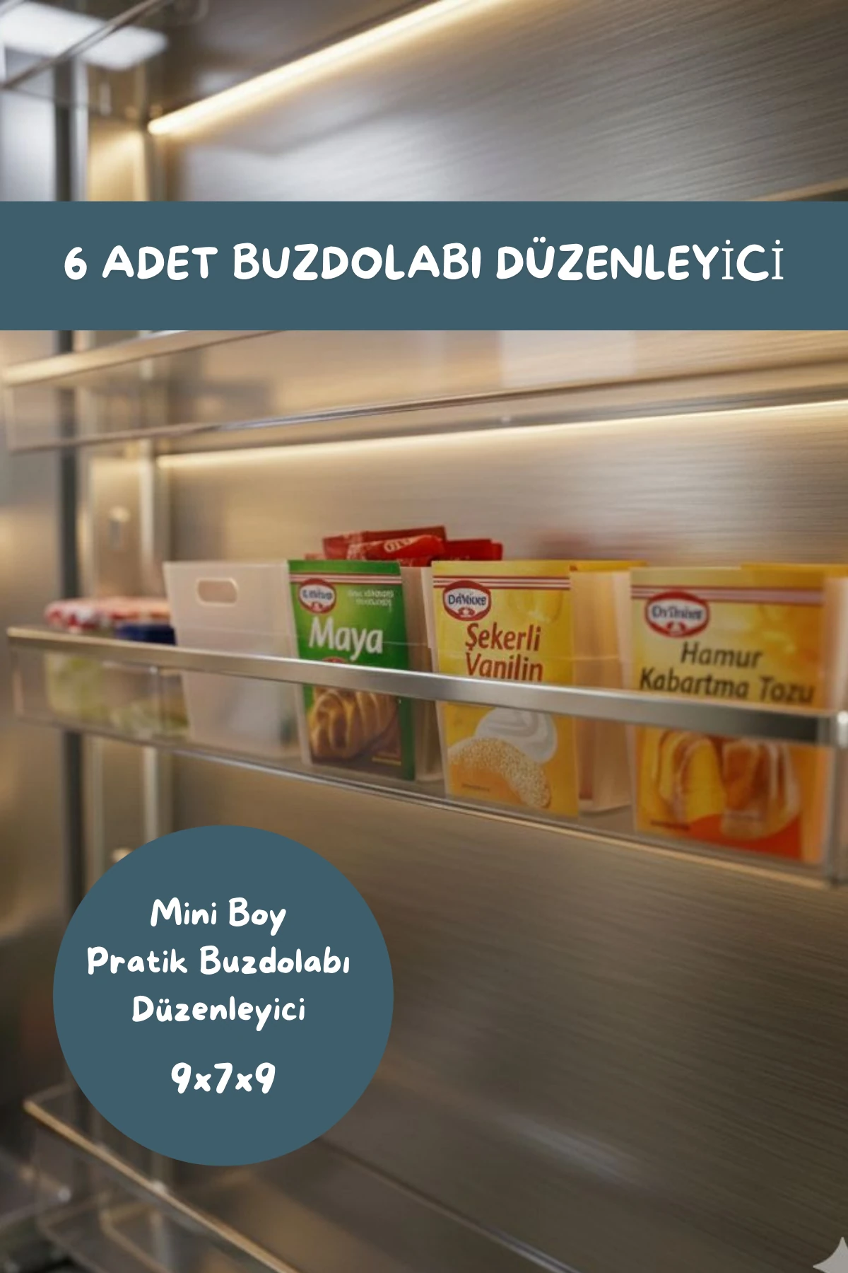 Buzdolabı Kapak İçi Düzenleyici Organizer
