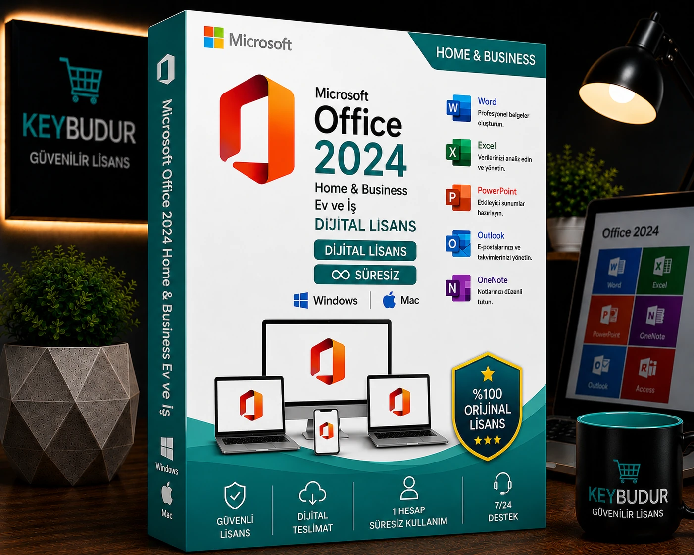 Microsoft Office 2024 Home & Business Ev ve İş Dijital Lisans
