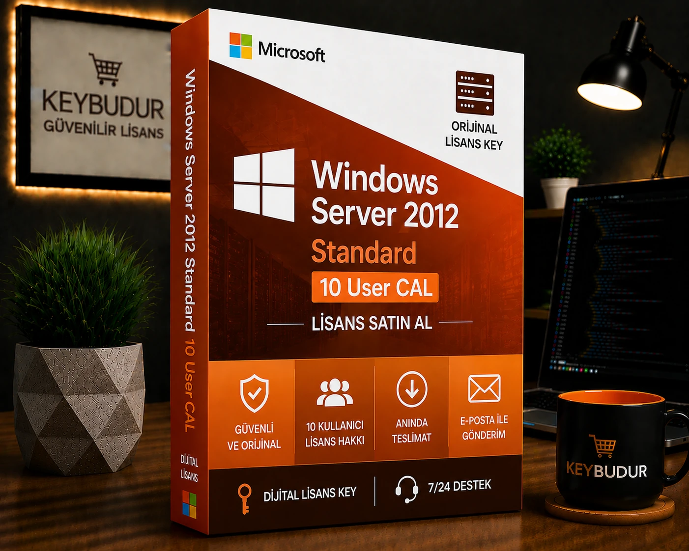 Windows Server 2012 RDS 10 User CAL Lisans Key Satın Al