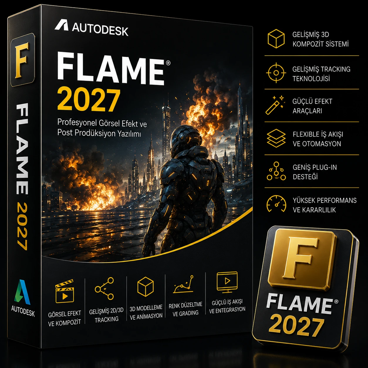 Autodesk Flame Lisans Key Satın Al | 1 Yıllık Dijital Lisans