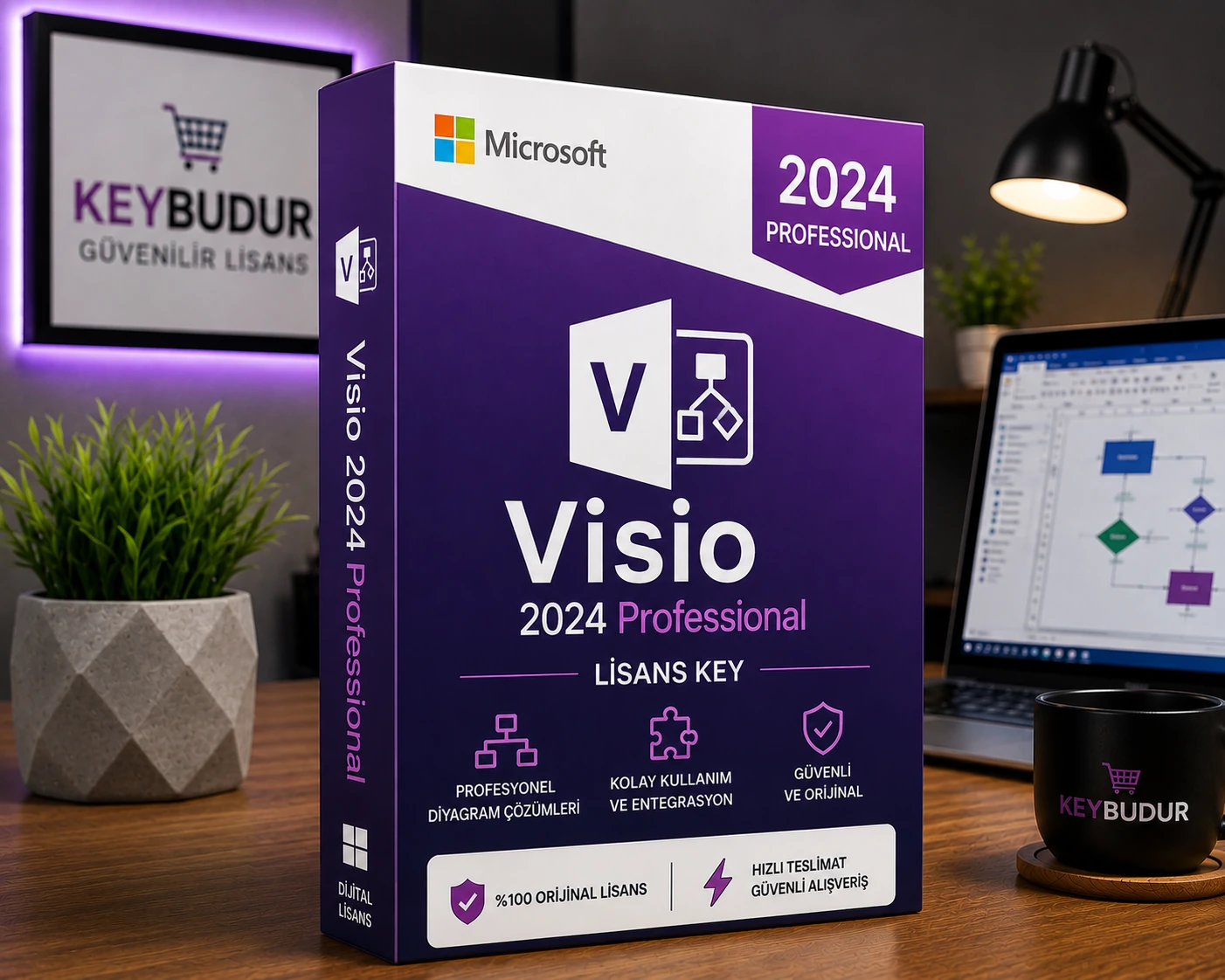 Visio 2024 Professional Lisans Key Satın Al | Dijital