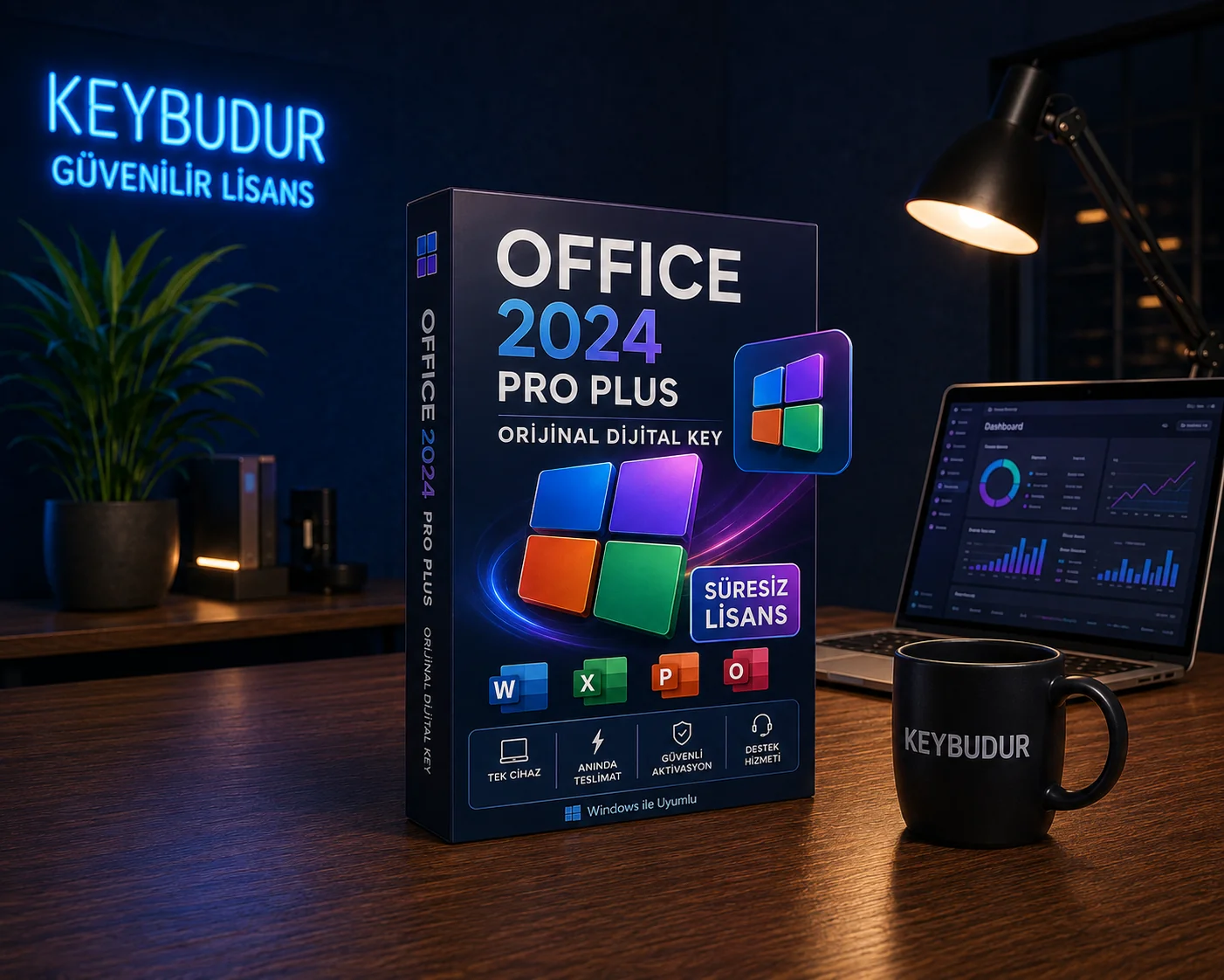 Office 2024 Pro Plus Lisans Satın Al | Orijinal Dijital Key | Süresiz
