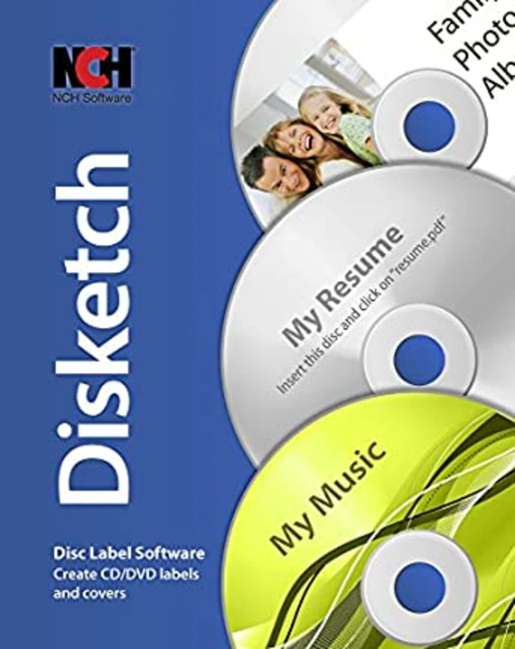 NCH: Disketch Disc Label
