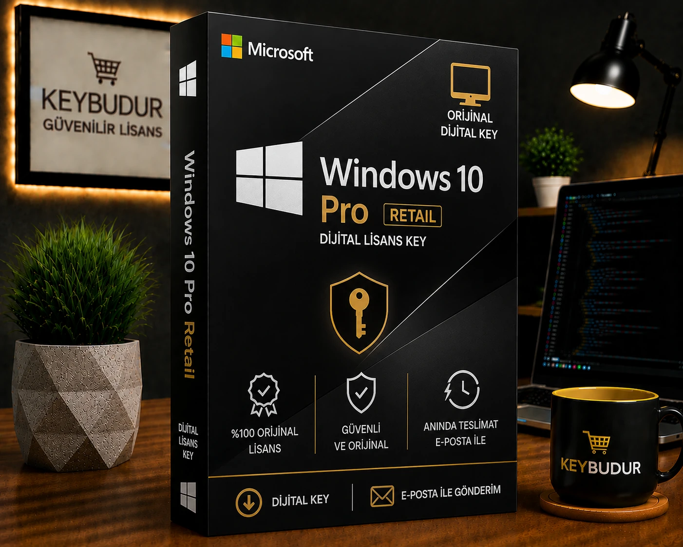 Windows 10 Pro Retail Dijital Lisans Key