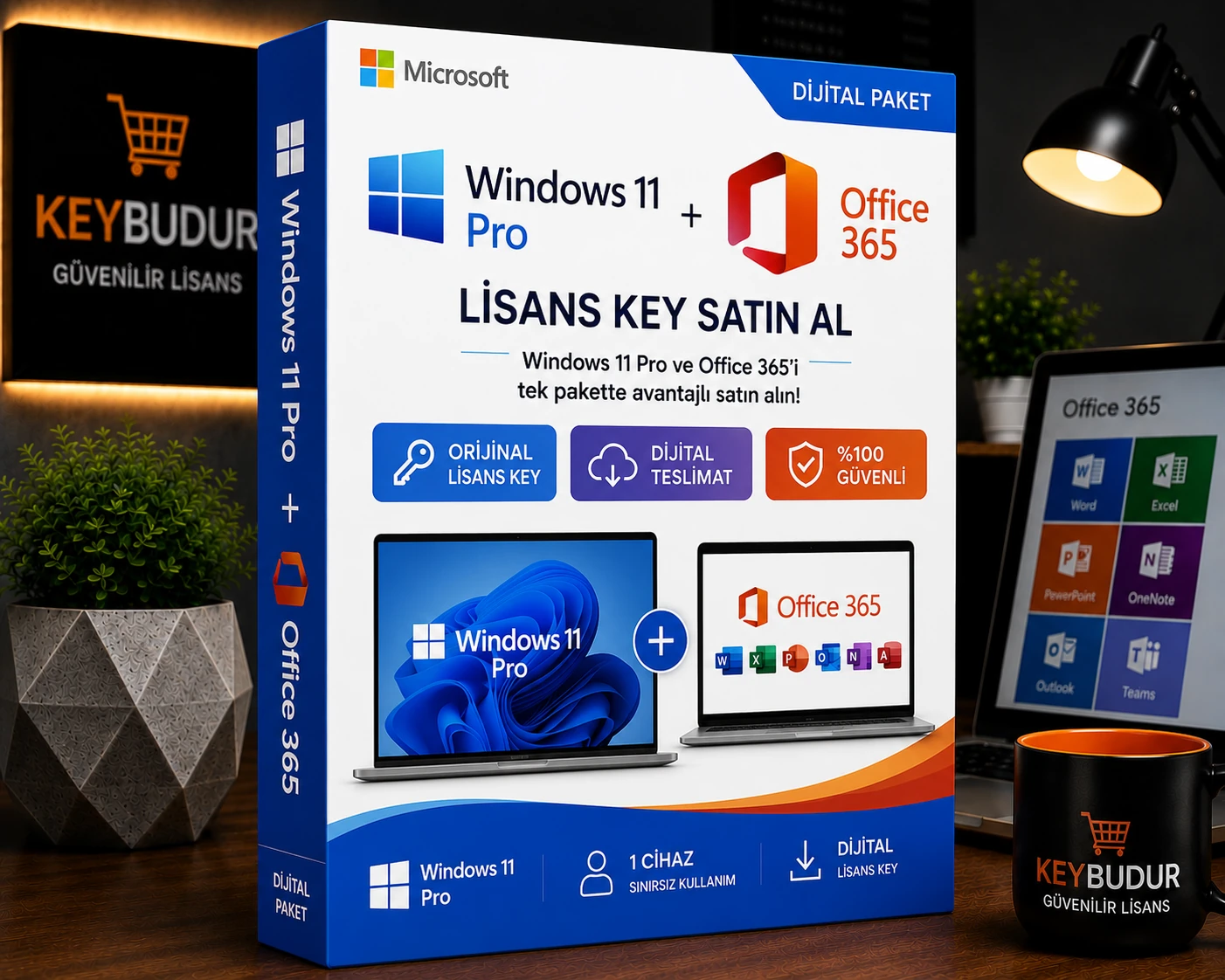 Windows 11 Pro + Office 365 Lisans Key Satın Al | Dijital Paket