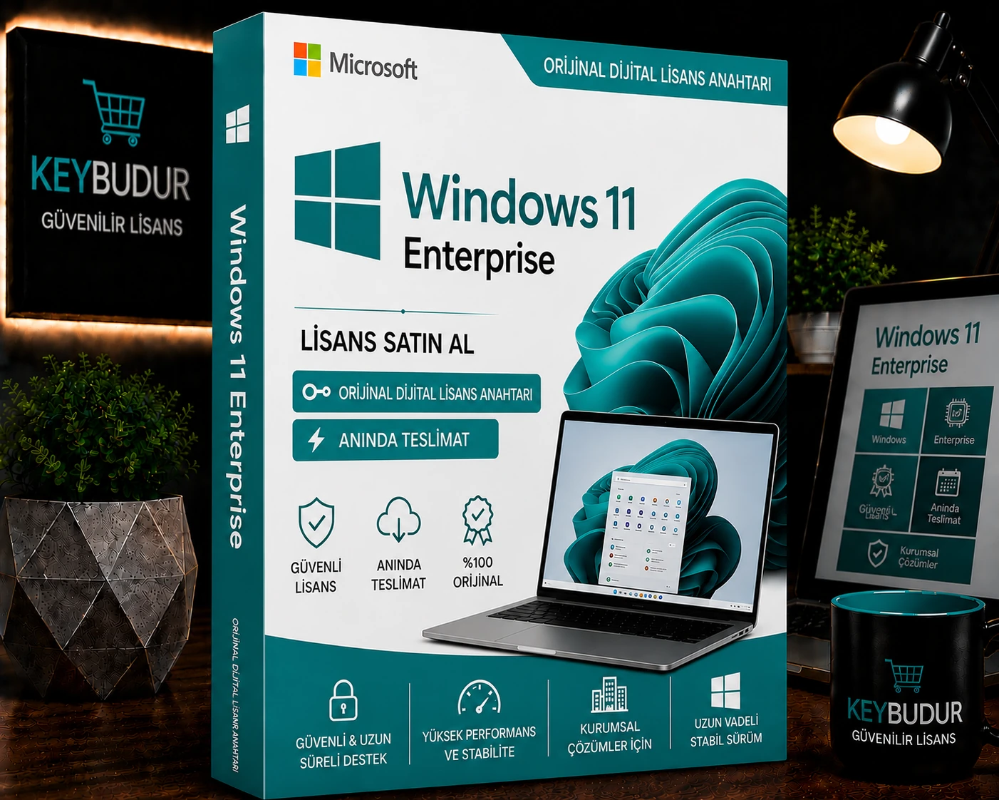 Windows 11 Enterprise Satın Al | Orijinal Dijital Lisans Anahtarı | Anında Teslim