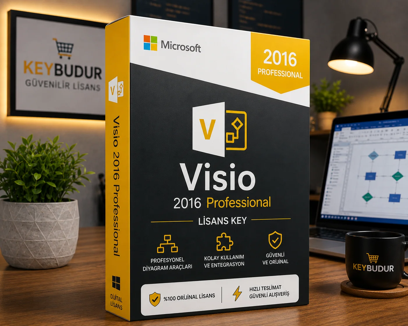 Visio 2016 Professional Lisans Key Satın Al | Dijital