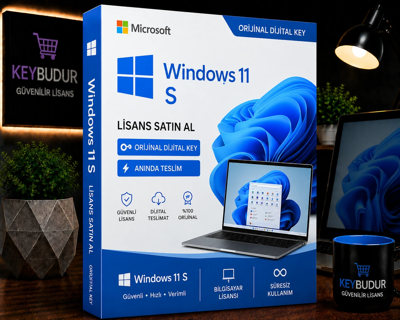 Windows 11 S Lisans Satın Al | Orijinal Dijital Key | Anında Teslim