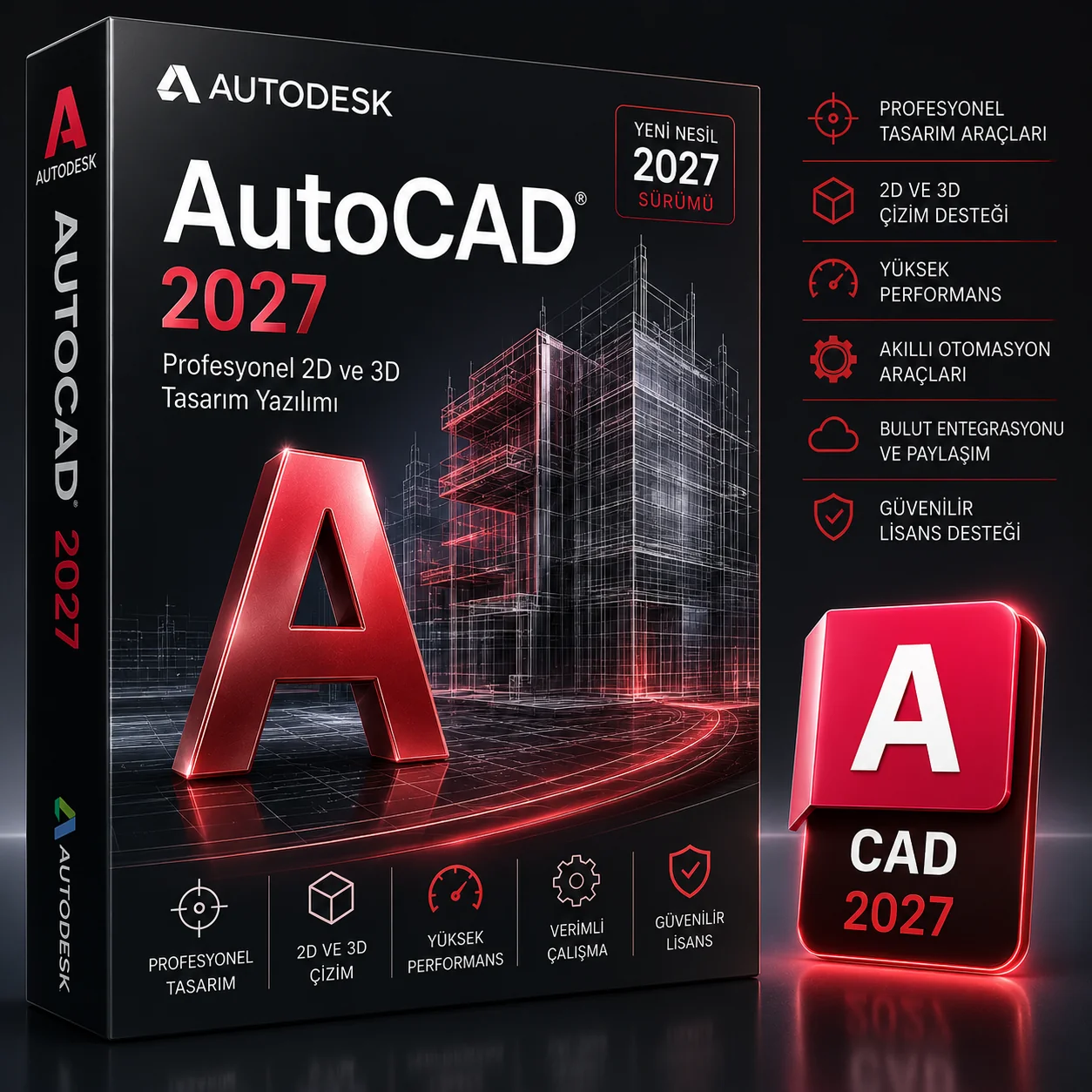 AutoCAD Lisans Key Satın Al | 1 Yıllık Dijital Lisans