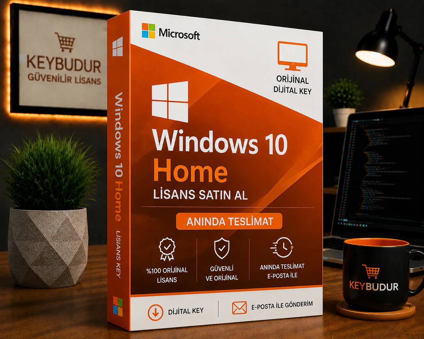 Windows 10 Home Lisans Satın Al | Orijinal Dijital Key | Anında Teslim