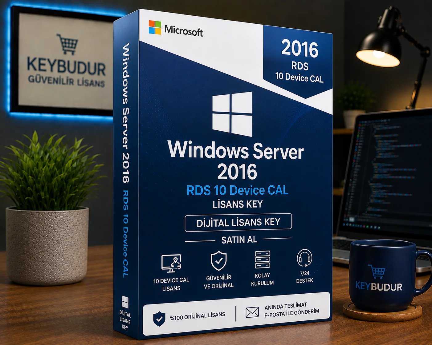 Windows Server 2016 RDS 10 Device CAL Lisans Key Satın Al