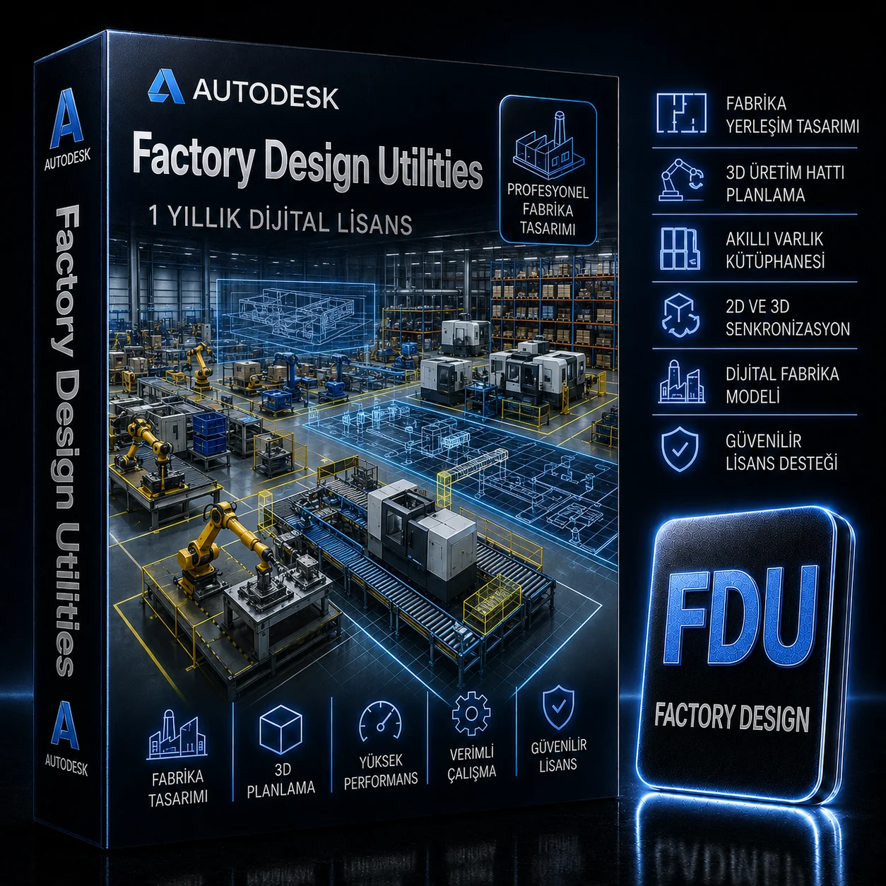 Autodesk Factory Design Utilities Lisans Key Satın Al | 1 Yıllık Dijital Lisans