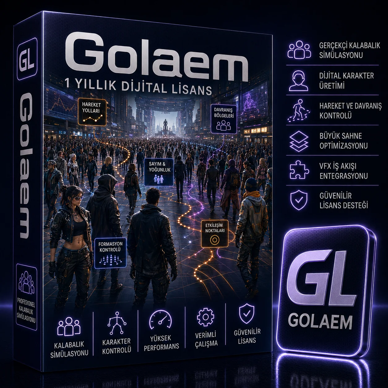 Golaem Lisans Key Satın Al | 1 Yıllık Dijital Lisans