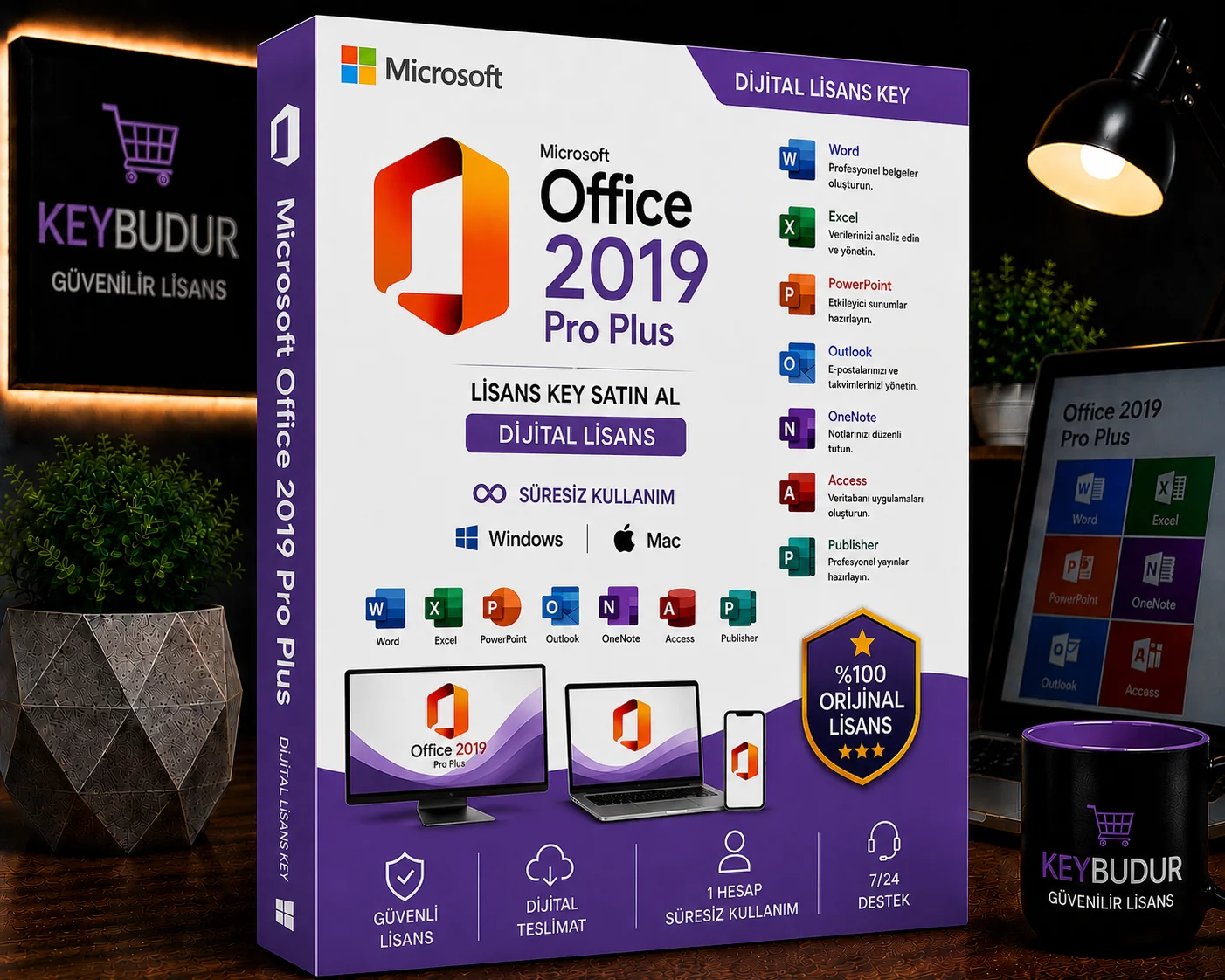 Microsoft Office 2019 Pro Plus Lisans Key Satın Al | Dijital