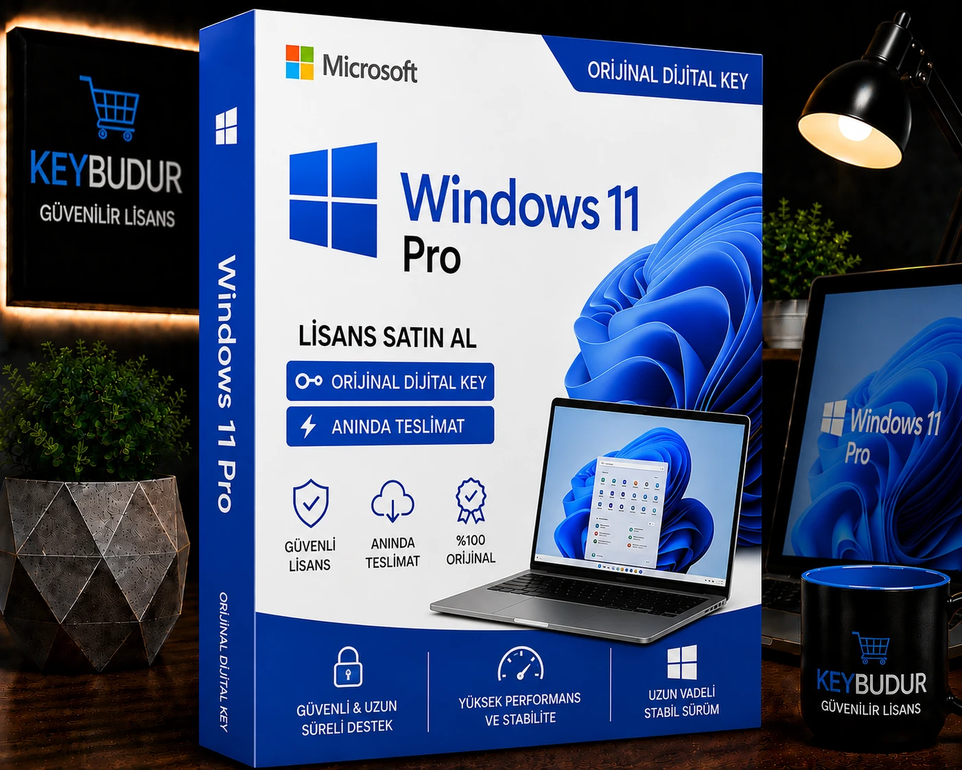 Windows 11 Pro Lisans Satın Al | Orijinal Dijital Key | Anında Teslim