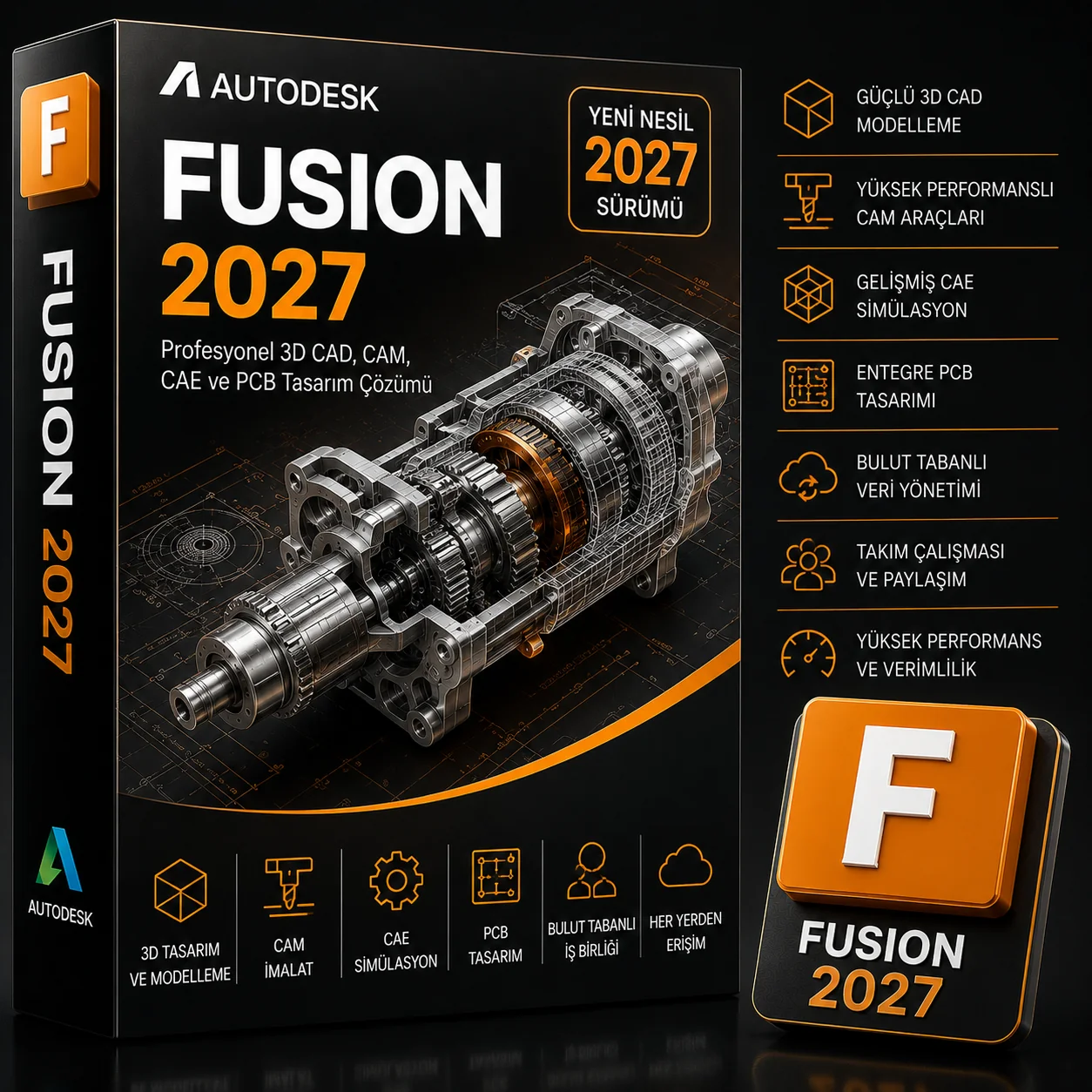 Autodesk Fusion Lisans Key Satın Al | 1 Yıllık Dijital Lisans