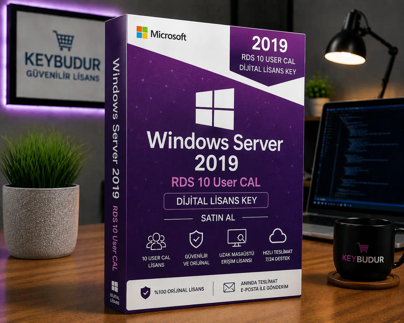 Windows Server 2019 RDS 10 User CAL Dijital Lisans Key Satın Al