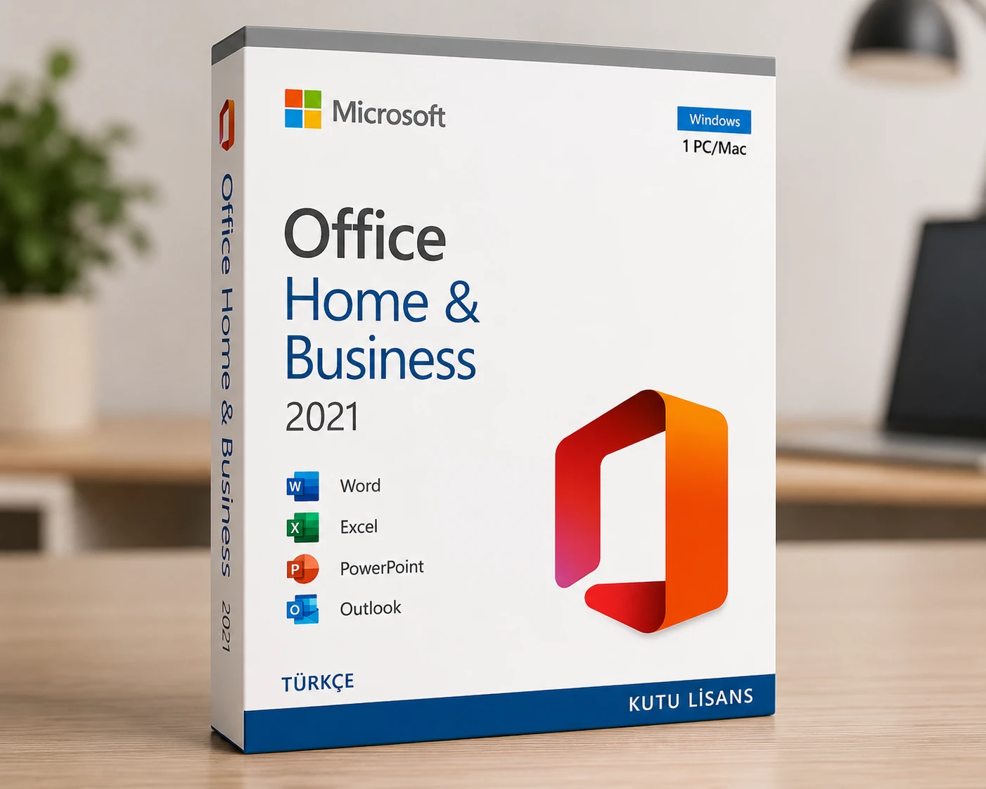 Microsoft Office 2021 Home & Business Ev ve İş Kutu Lisans