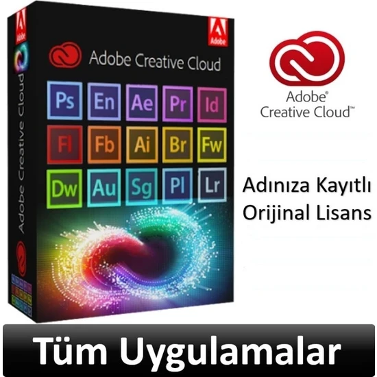 Adobe Creative Cloud Tüm Uygulamalar 1 Ay Hesap