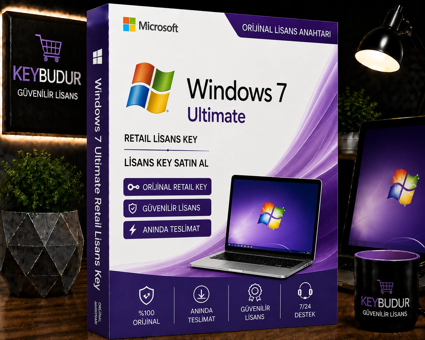 Windows 7 Ultimate Retail Lisans Key Satın Al