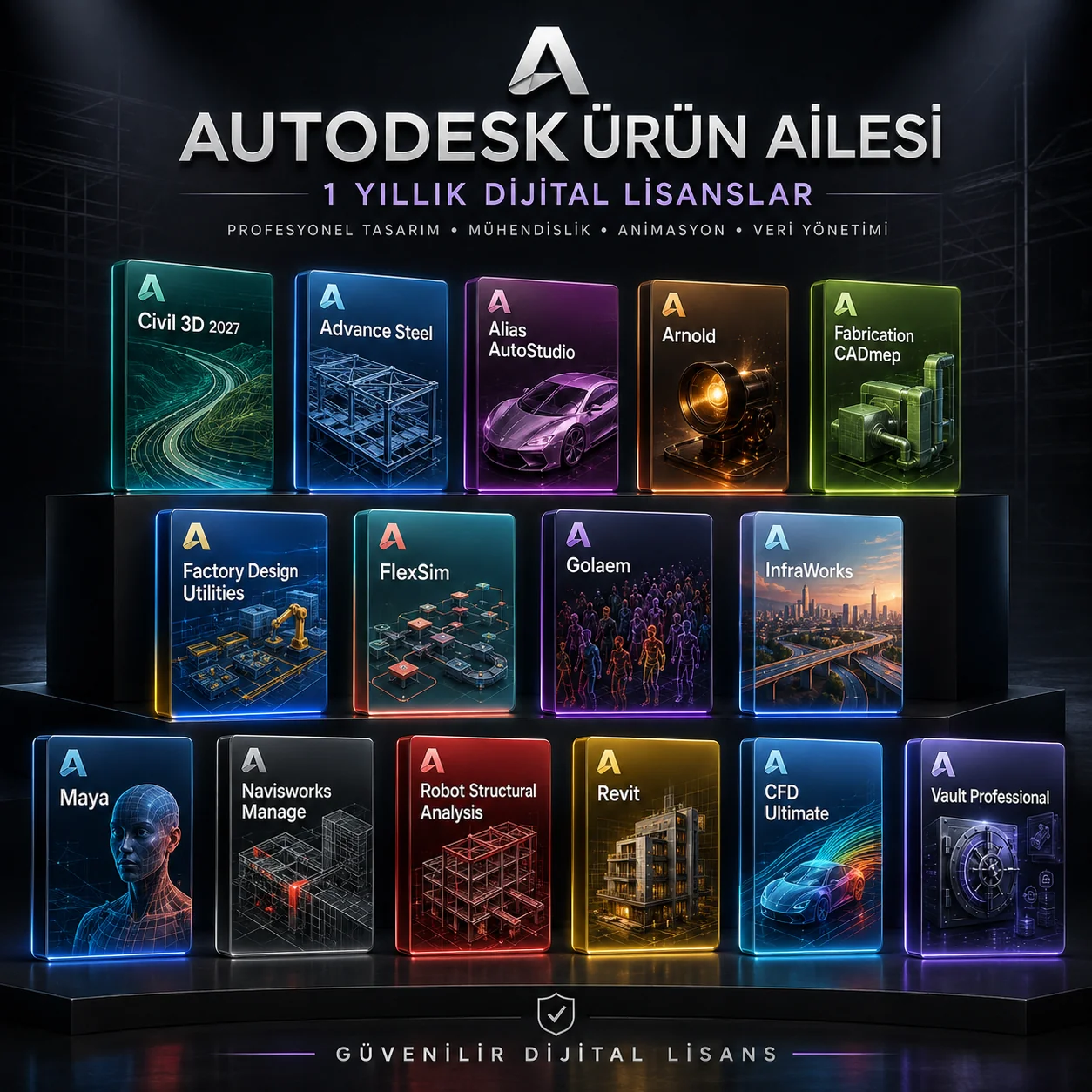 Autodesk Lisans Key Satın Al | Tüm Autodesk Ürünleri