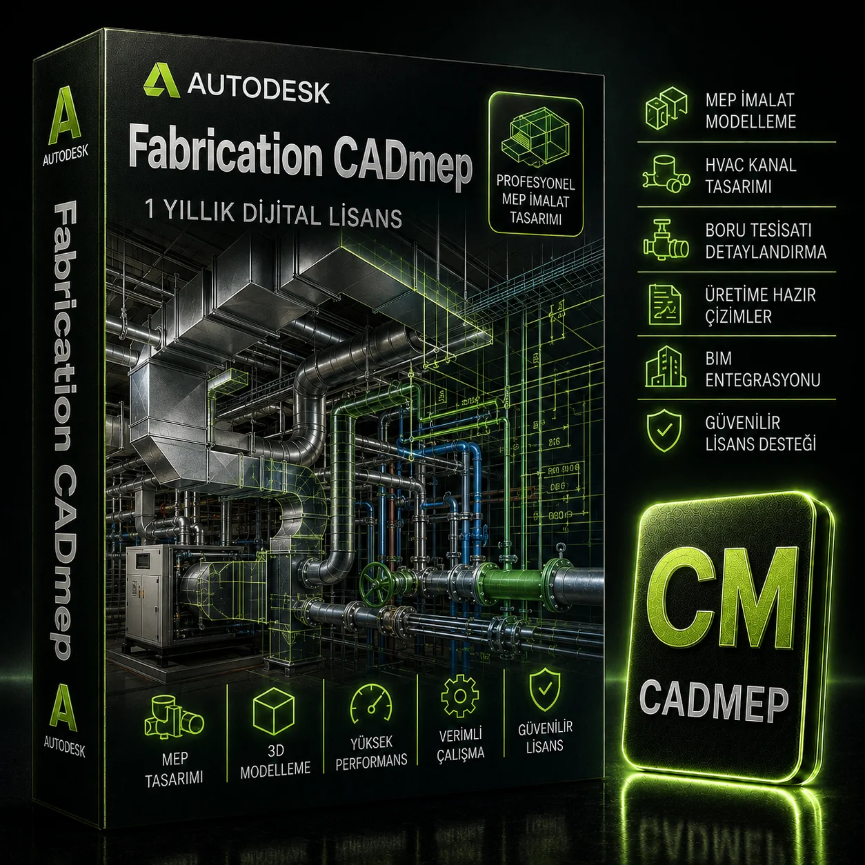 Autodesk Fabrication CADmep Lisans Key Satın Al | 1 Yıllık Dijital Lisans