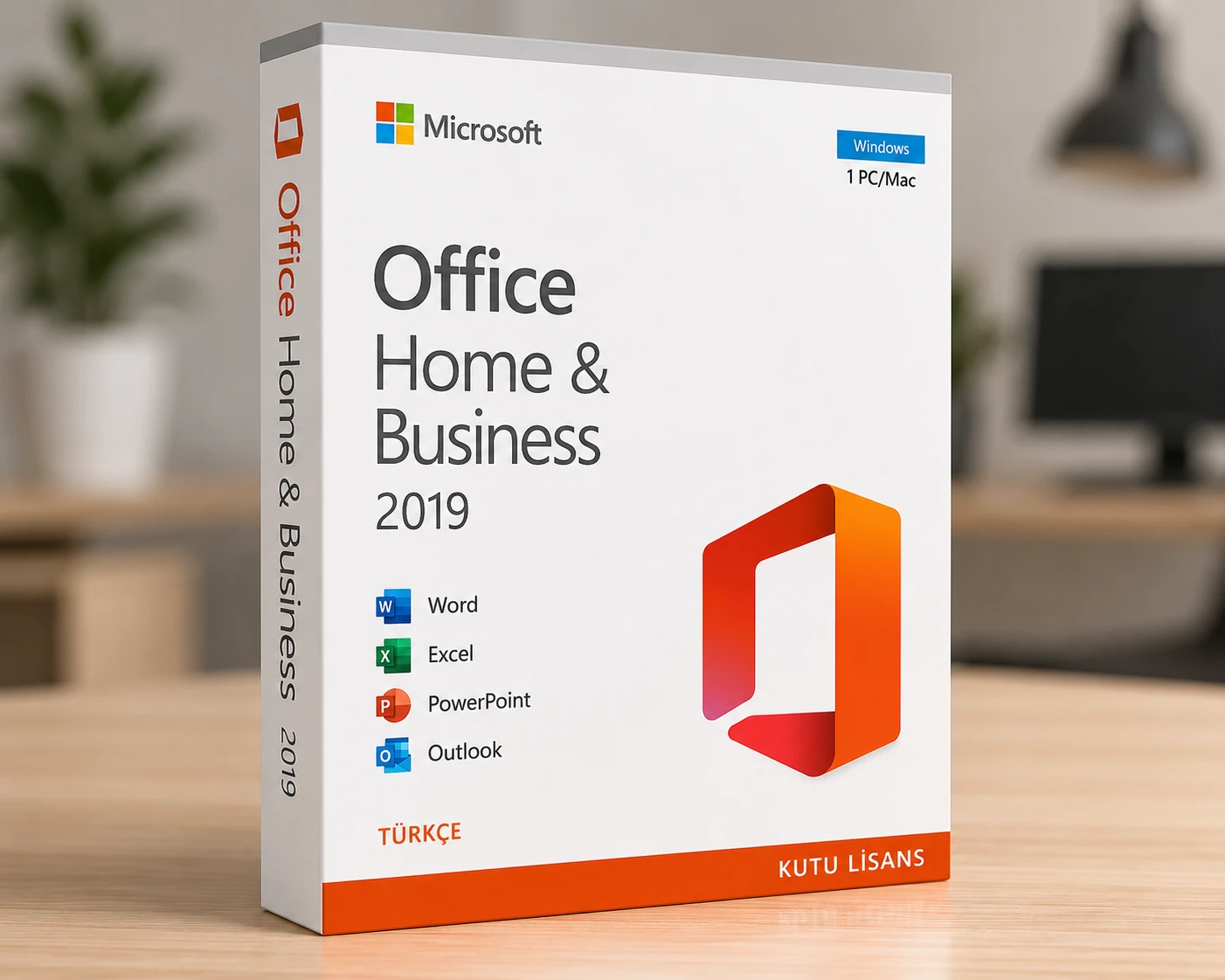 Microsoft Office 2019 Home & Business Türkçe Kutu Lisans