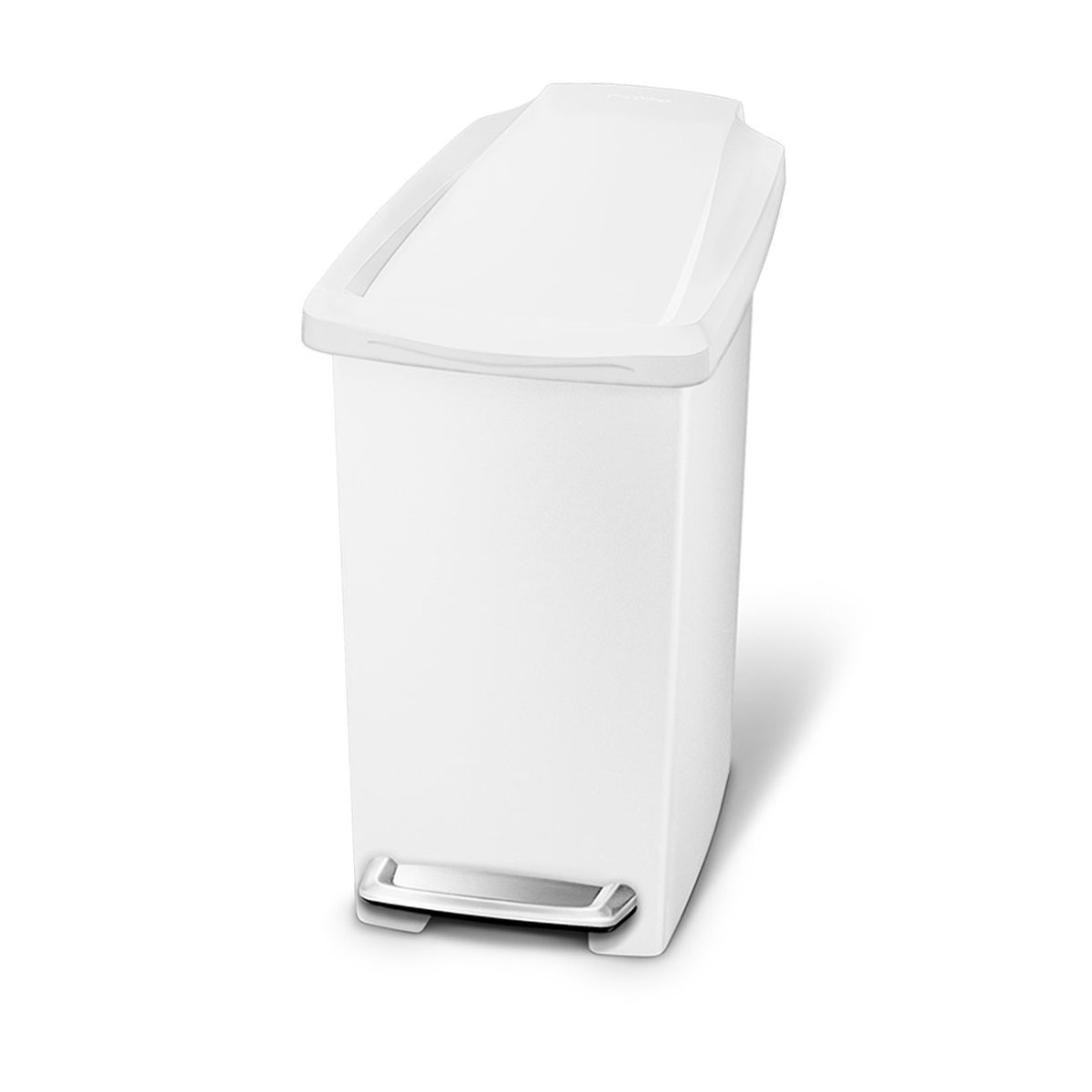 10L Plastik Slim · Küçük Çöp Kutusu - Beyaz