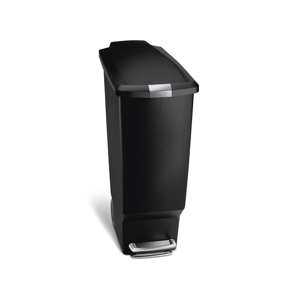 40L Slim · Pedallı Plastik · Çöp Kutusu - Siyah
