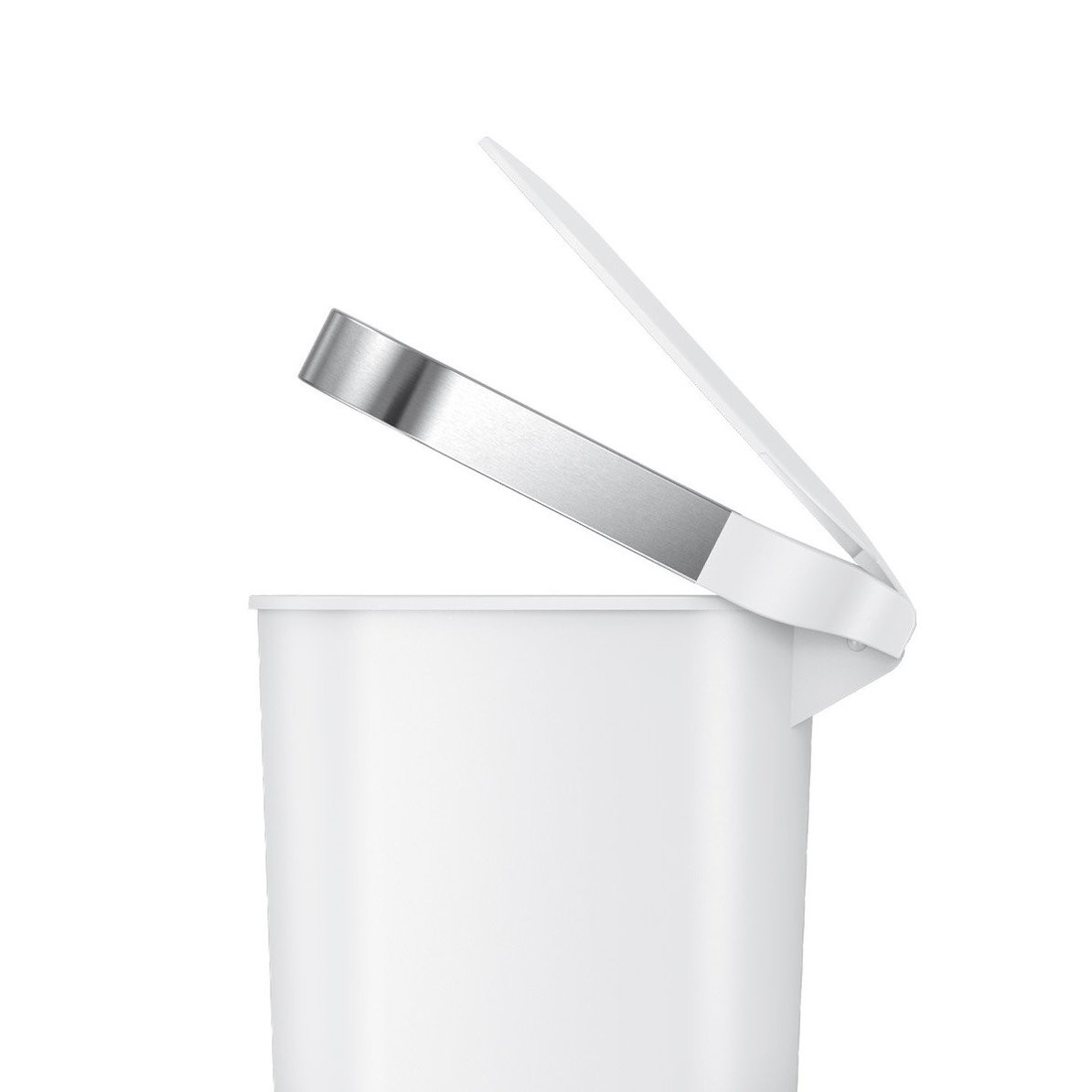 40L Slim · Plastik Çöp Kutusu - Beyaz