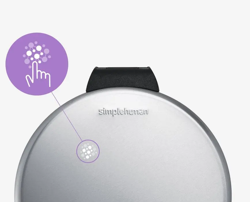 simplehuman | 4.5L Yuvarlak · Küçük Çöp Kutusu · Paslanmaz Çelik - Parlak · CW1851CB - guruhomestore (TR) CW1852-2-4-5L-kucuk-cop-kutusu-simplehuman_guruhomestore-tr