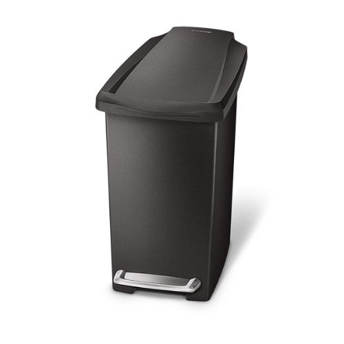 10L Plastik Slim · Küçük Çöp Kutusu - Siyah