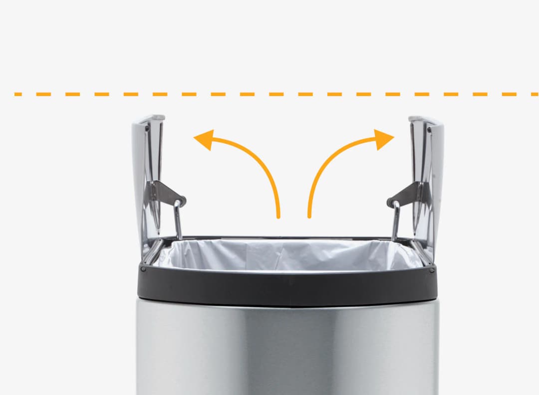 Simplehuman | 30L Kelebek · Çöp Kutusu · Paslanmaz Çelik · Mat · CW1824 - guruhomestore (TR) CW1824-1_kelebek_pedal_18L_simplehuman-guruhomestore