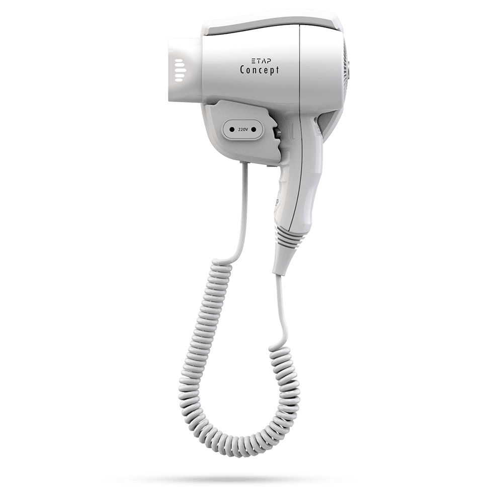 Hotel Type Hair Dryer with Shaving Socket Concept Model