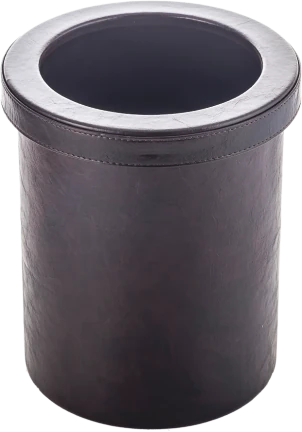 Hotel Guestroom Leather Waste Bin