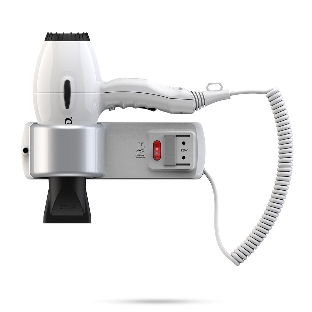 Hotel Type Hair Dryer with Shaving Plug
