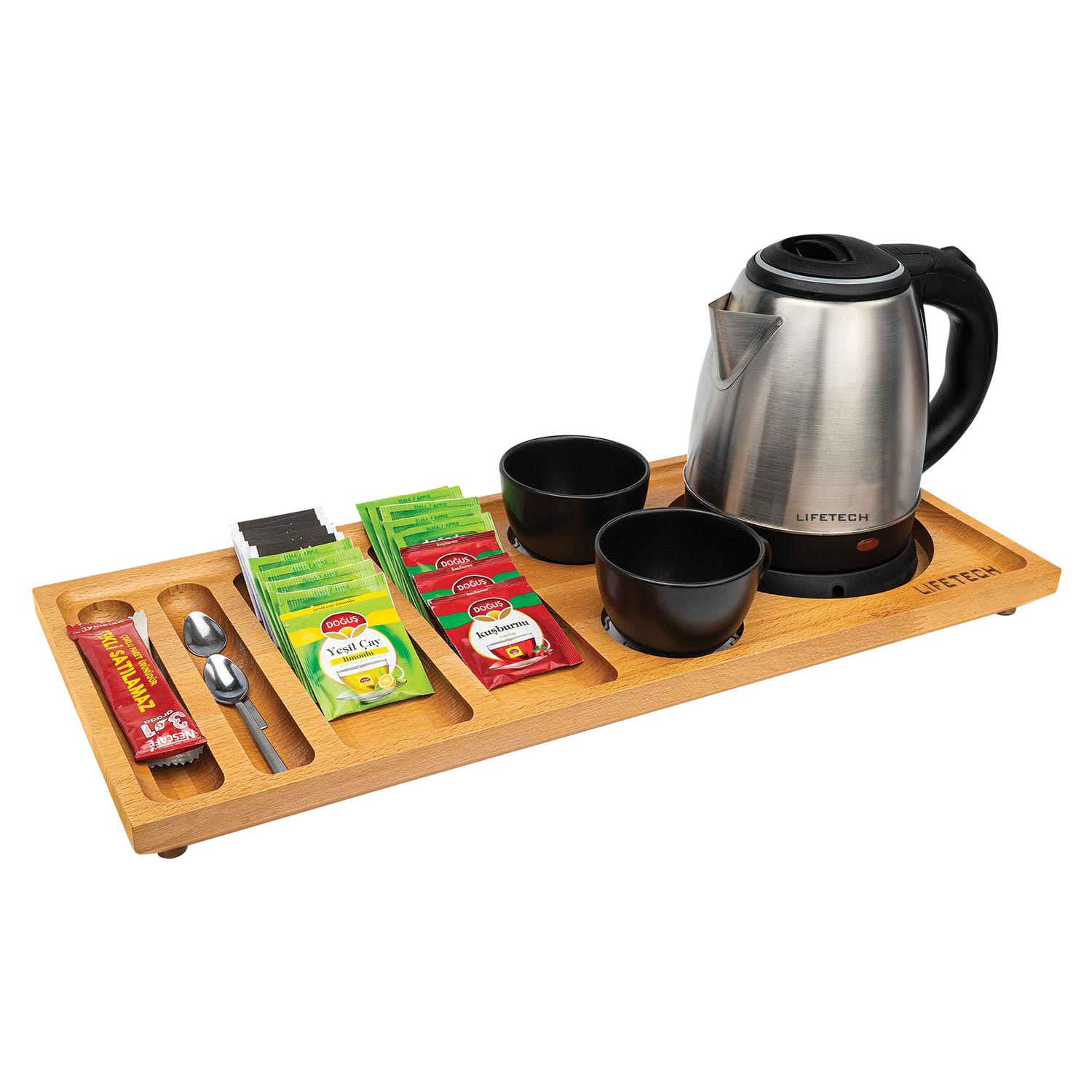 Hotel Welcome Tray Wooden Premium