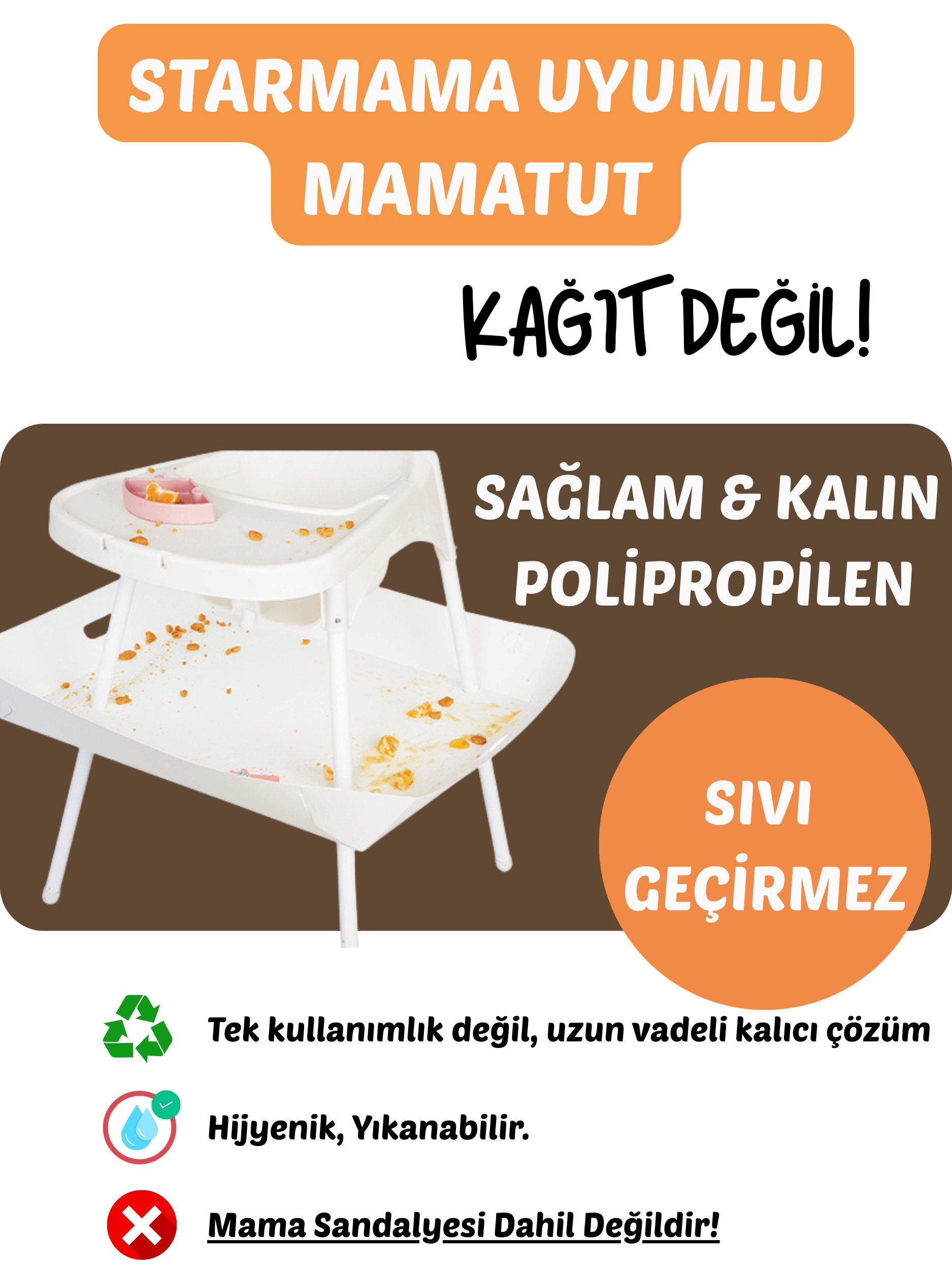 Baby Plus Star Mama Mama Sandalyesi Uyumlu MamaTut
