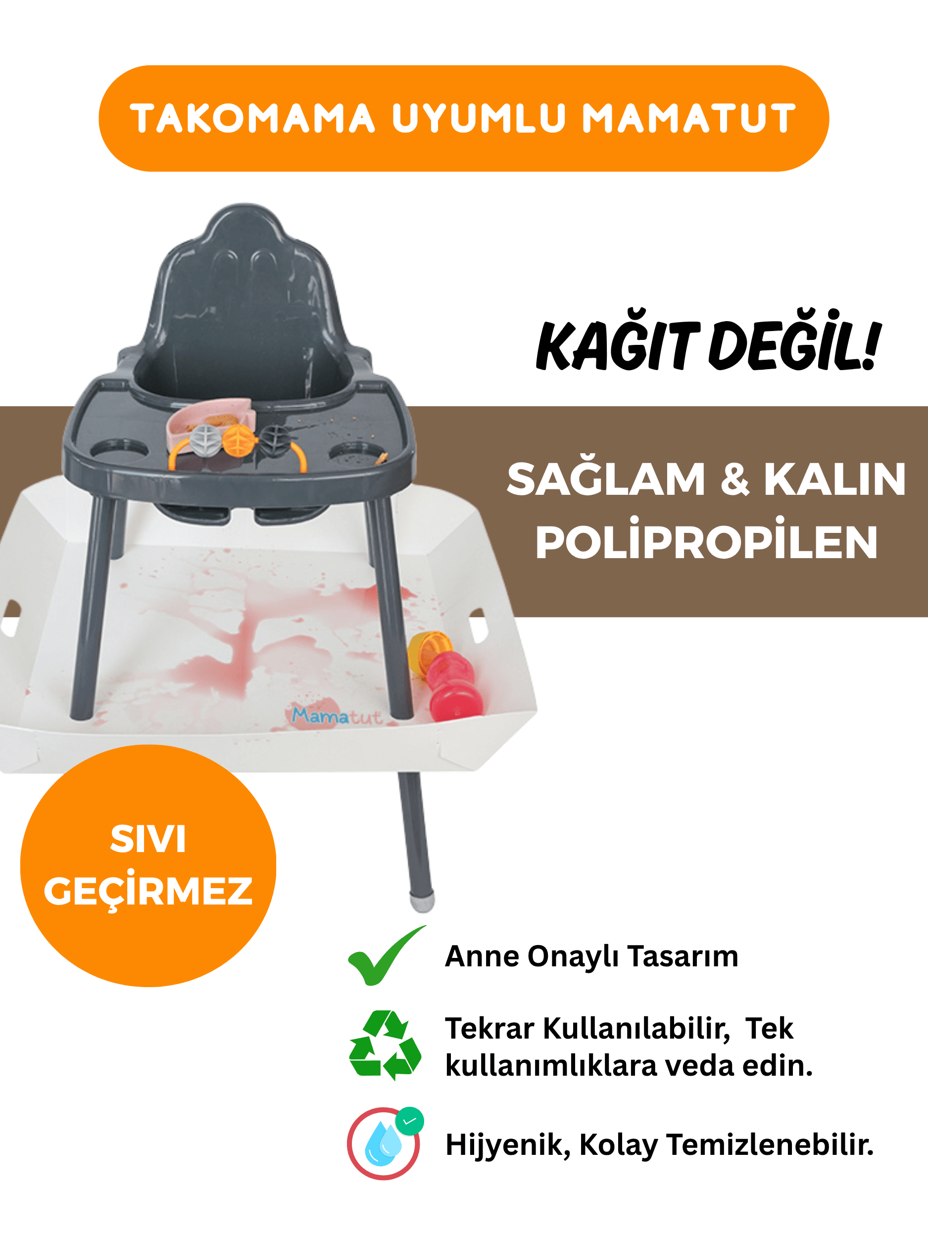 Baby Plus Tako Mama Model Mama Sandalyesi Uyumlu MamaTut
